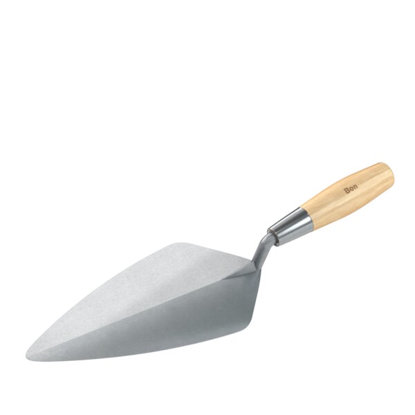 Bon 72-552 Brick Trowel Forged 11" Narrow London Wood Handle